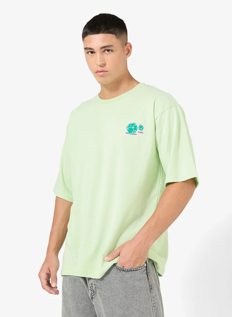 Seventy Five Oversized Graphic Tee