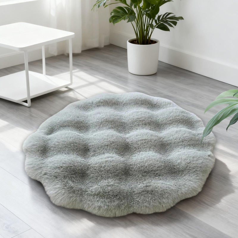 Green Circular Cushion Pet Bed Removable Washable Pad Anti Skid Base Lightweight Portable - Image 5