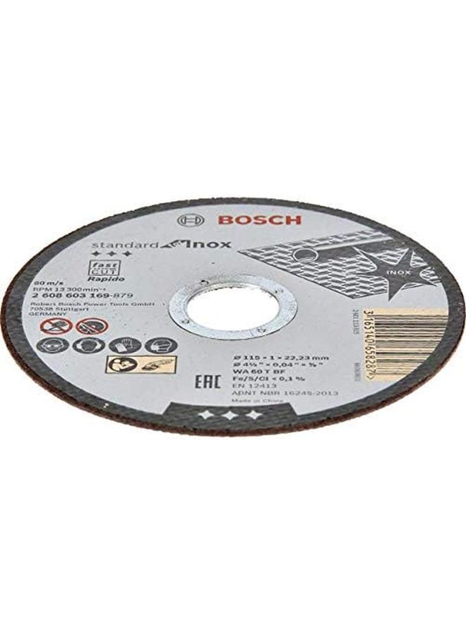 BOSCH Standard For Inox Rapido Straight Cutting Disc For Small Angle Grinders Performs Reliably Inch Inox 1 Piece 115 Mm Diameter - Image 3