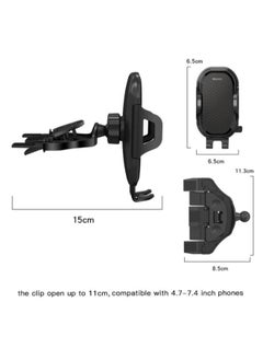 Yesido C84 360 Degree Rotating CD Port Car Phone Holder(Black) - pzsku/Z1BE8C4D4DE2586B3A27FZ/45/_/1734175163/9c8ff6bf-9836-456e-abed-f54d06c224d2