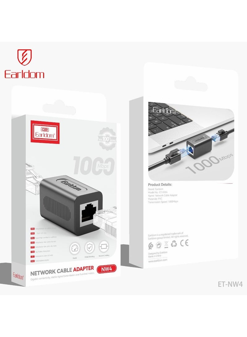 Earldom Earldom ET-NW4 Network Cable Adapter With 1000 Mbps Speed  - Image 3