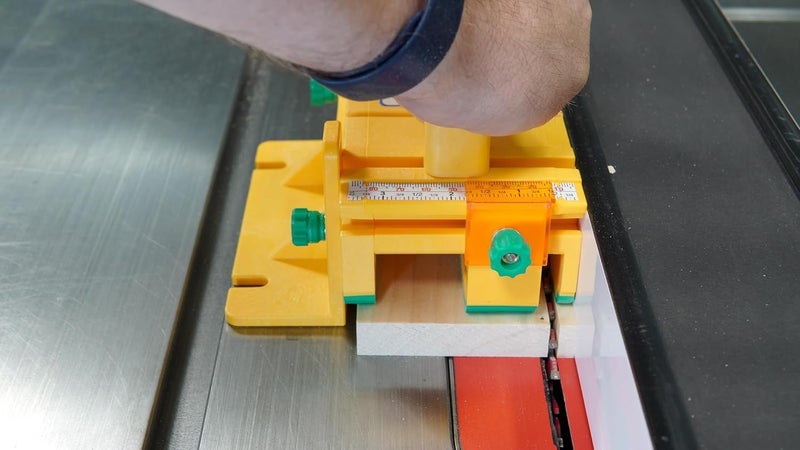 MICRO JIG GRR-RIPPER+ Plus by . Includes SafeRip Kit. Fully Adjustable 3D Push Block for Table Saws, Router Tables, Band Saws, and Jointers., Yellow/Green, 2 Pack - Image 5