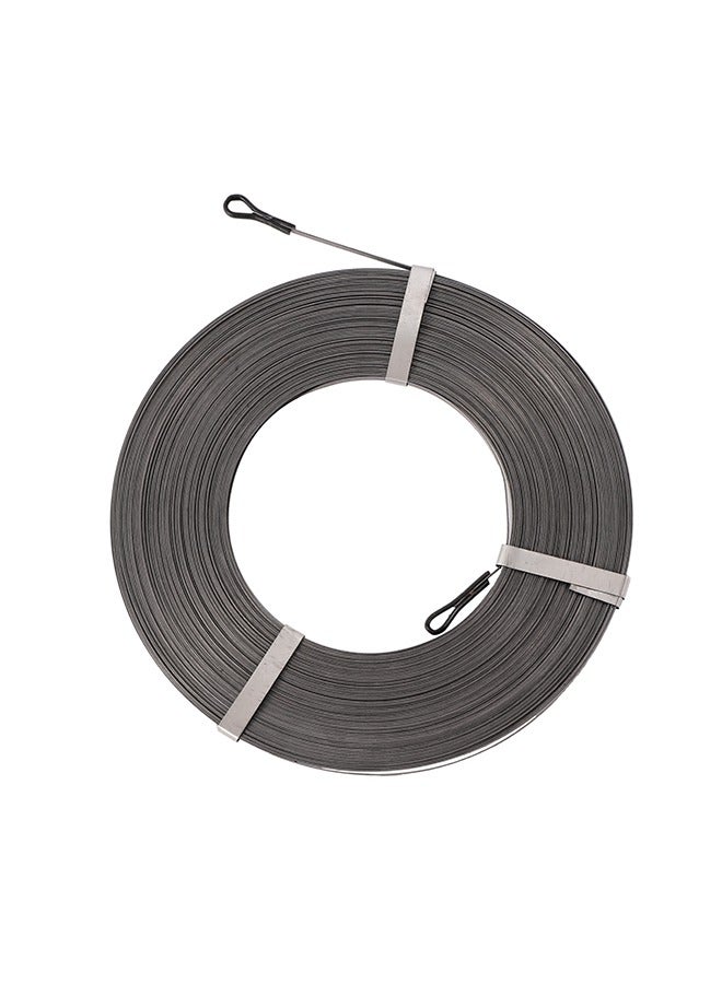 Through-Wall Thread-30m- Heavy-Duty Electrical Wire Pulling Spring with Flexible High-Strength Wire and Tangle-Free Operation -for Cable Routing, Conduit Pulling, and Efficient Wire Management - Image 1