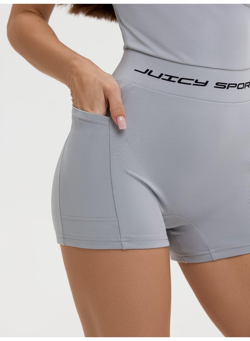 بونا فيدي Juicy Light افرول رياضي نسائي بشدٍّ للبطن رافع للمؤخرة – رمادي - Image 3
