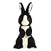 Aurora Vibrant Spring Sitting Pretty Bunny Stuffed Animal Decorative Charm Endless Fun Black 14 Inches - Image 2