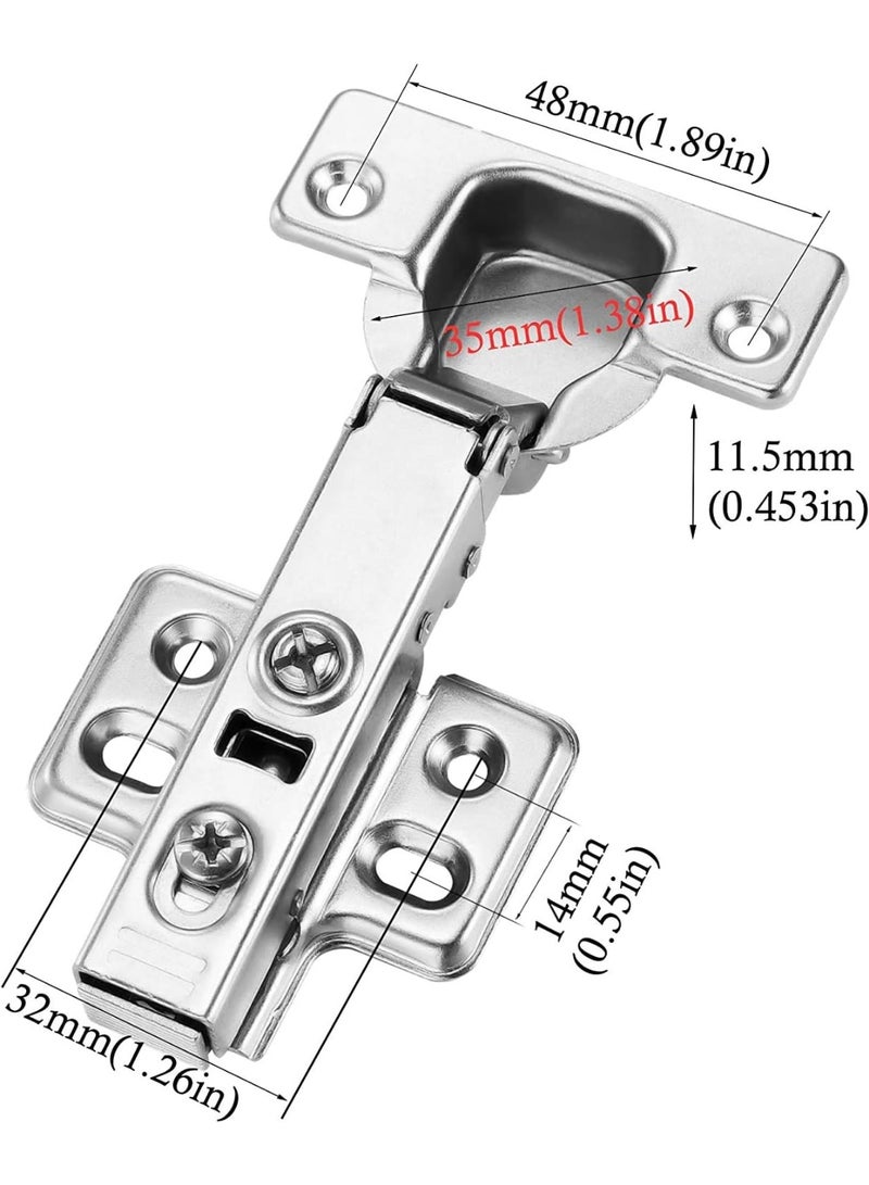 Two-Piece Soft-Cclose Kitchen Corner Hinge (90°) – 180° Adjustable Fold-Back Cabinet Hinge - Image 3