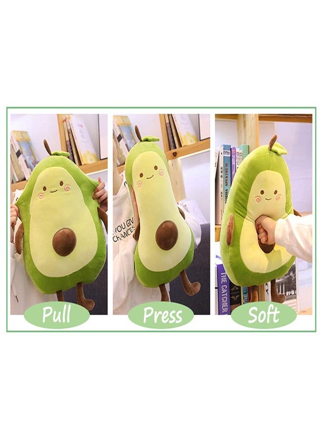EHOTONG Avocado Plush, Food Pillow Cute Funny Fruit Throw Pillows Stuffed Toy, 17.7'' - Image 3
