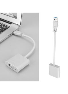 Thoraya USB 3.0 to VGA Adapter Cable for Win 7/8 System (White)  - Image 4