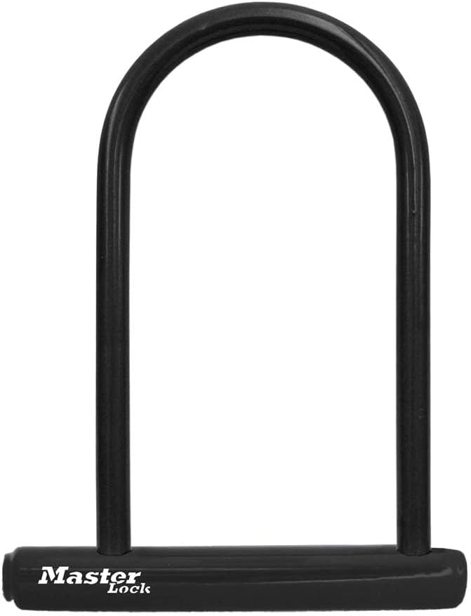 Master Lock 8170D U Lock Bike Lock with Key - 6-1/8 Inch Wide, Heavy Duty Steel Construction, Black - Image 1