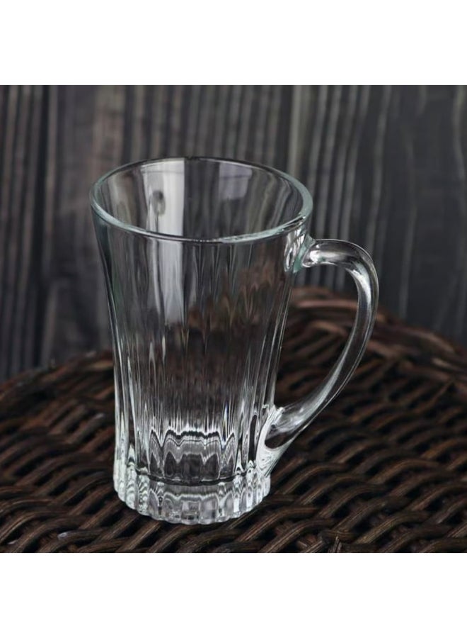 لومينارك طقم أكواب شاي زجاجية أنيقة وعصرية عالية الجودة  قطع سعة  مل - Image 4