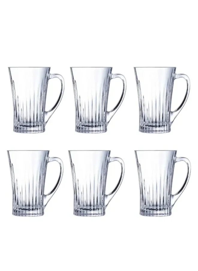 لومينارك طقم أكواب شاي زجاجية أنيقة وعصرية عالية الجودة  قطع سعة  مل