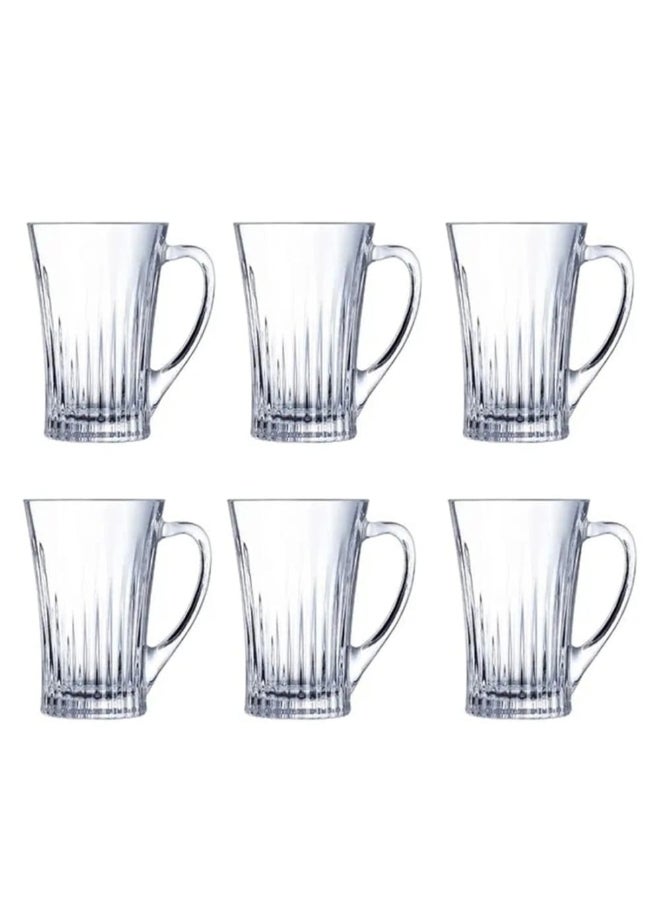 لومينارك طقم أكواب شاي زجاجية أنيقة وعصرية عالية الجودة  قطع سعة  مل - Image 2