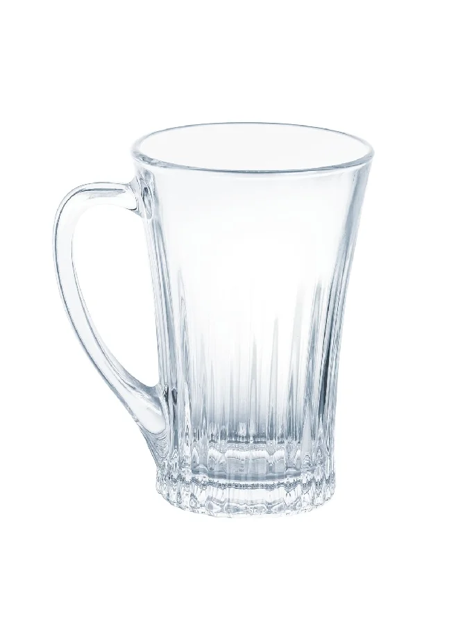 Luminarc 6-Piece Elegant And Modern Design High Quality Glass Tea Cup Set Clear 160 Ml V3413