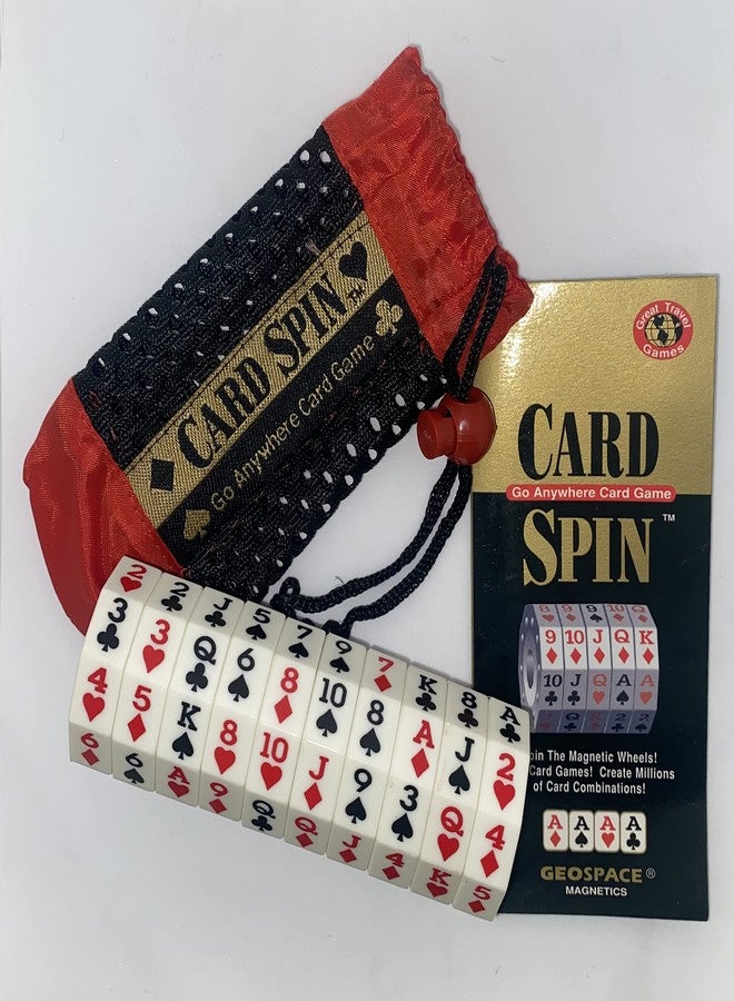 جيو سبيس جيوسبيس: لعبة الدوران المغناطيسية المحمولة الأصلية، إصدار السفر مع حقيبة تخزين (لعبة دوران البطاقات) - Image 1