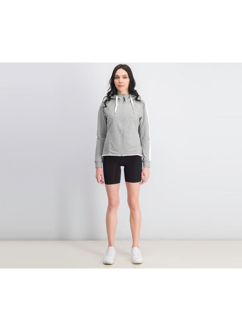 Tchibo - Women Sport Fit Long Sleeve Training Jackets, Grey - Image 1