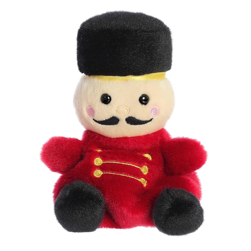 Aurora Adorable Palm Pals Marius Nutcracker Stuffed Animal - Pocket-Sized Fun - On-The-Go Play - Red 5 Inches - Image 1