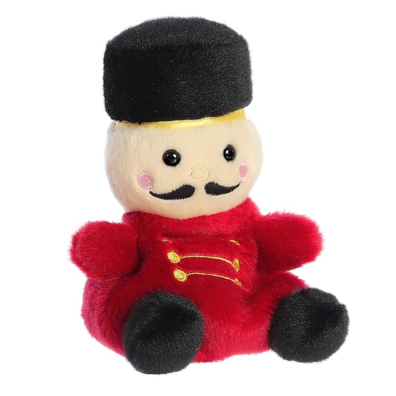 Aurora Adorable Palm Pals Marius Nutcracker Stuffed Animal - Pocket-Sized Fun - On-The-Go Play - Red 5 Inches - Image 2