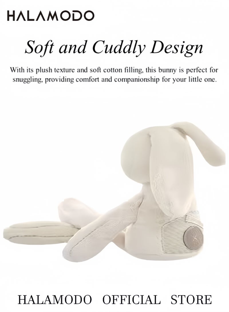 Halamodo Organic Baby Toys Bunny Stuffed Animal Toys My First Friend Corduroy Rabbit Plush Bunny Rabbit Sleeping Doll Plush Toys Soft Cotton Filling Toys for Newborn - Image 3