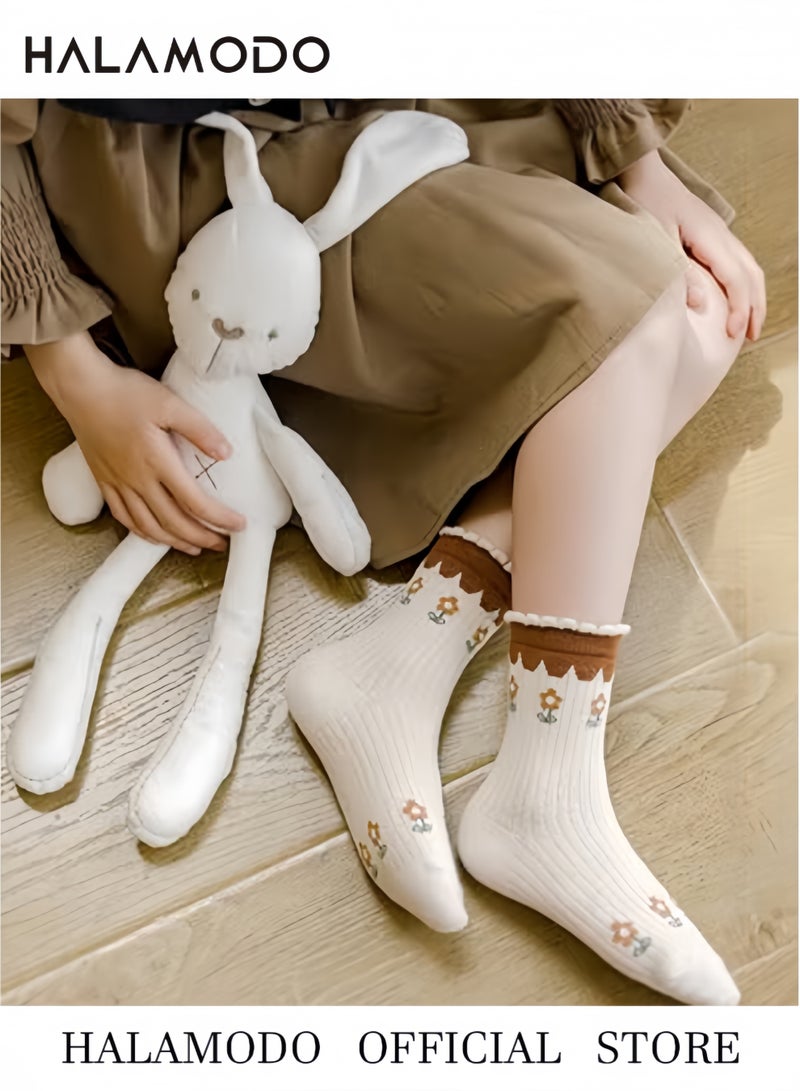 Halamodo Organic Baby Toys Bunny Stuffed Animal Toys My First Friend Corduroy Rabbit Plush Bunny Rabbit Sleeping Doll Plush Toys Soft Cotton Filling Toys for Newborn - Image 2