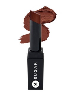 It's A-Pout Time! Vivid Lipstick, Long Lasting Creamy Matte Lipstick For All Complexions, 08 Brownton Abbey (Peach Brown)