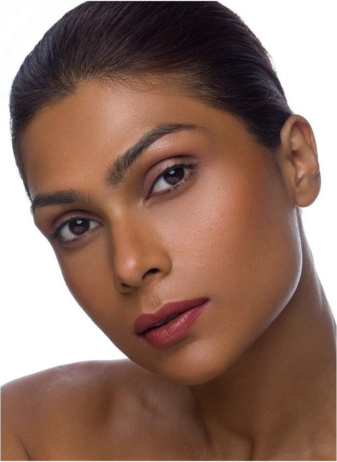 SUGAR Cosmetics - It's A-Pout Time! Vivid Lipstick, Long Lasting Creamy Matte Lipstick For All Complexions, 08 Brownton Abbey (Peach Brown) - Image 1