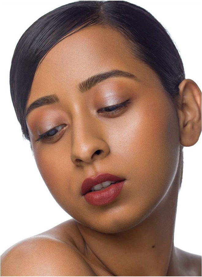 SUGAR Cosmetics - It's A-Pout Time! Vivid Lipstick, Long Lasting Creamy Matte Lipstick For All Complexions, 08 Brownton Abbey (Peach Brown) - Image 1