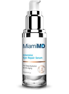 MiamiMD Iamimd Intensive Eye Repair Serum Under Eye Treatment & Antiaging Cream For Crow’S Feet Anti Wrinkle Eye Bags All Skin Types Day & Night Paraben Free Cruelty Free Fragrance Free 15 Ml  - Image 1