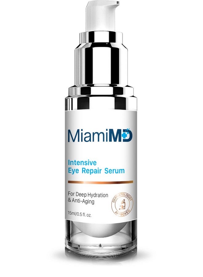 MiamiMD Iamimd Intensive Eye Repair Serum Under Eye Treatment & Antiaging Cream For Crow’S Feet Anti Wrinkle Eye Bags All Skin Types Day & Night Paraben Free Cruelty Free Fragrance Free 15 Ml  - Image 1