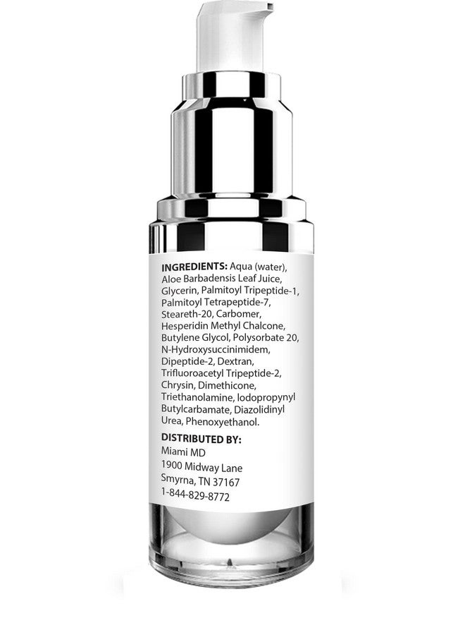 MiamiMD Iamimd Intensive Eye Repair Serum Under Eye Treatment & Antiaging Cream For Crow’S Feet Anti Wrinkle Eye Bags All Skin Types Day & Night Paraben Free Cruelty Free Fragrance Free 15 Ml  - Image 4
