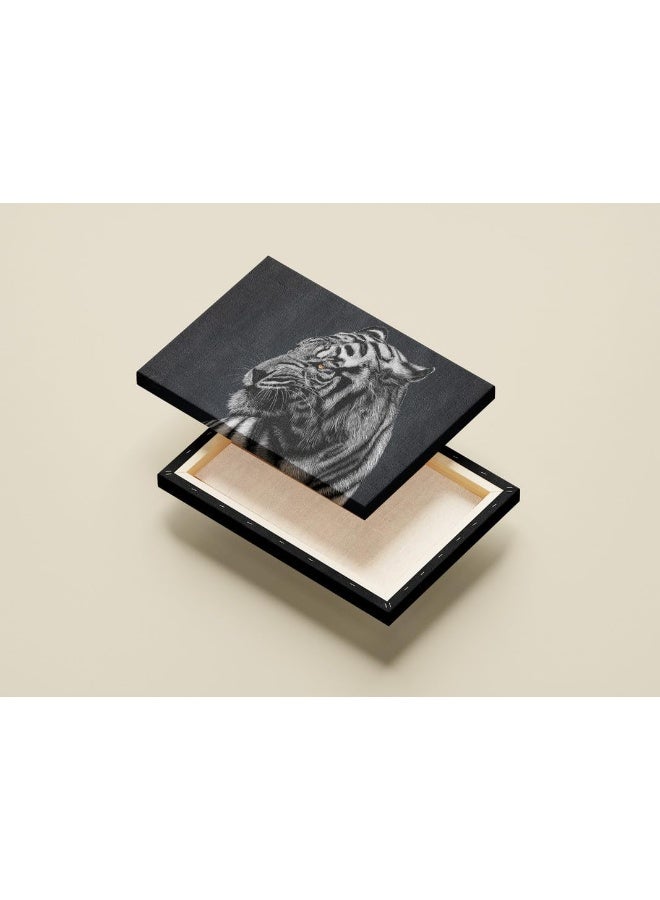 Home Trove Tiger Canvas For Home And Office Decor(40X60)  - Image 3