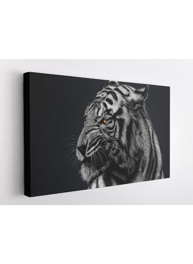 Home Trove Tiger Canvas For Home And Office Decor(40X60)  - Image 1