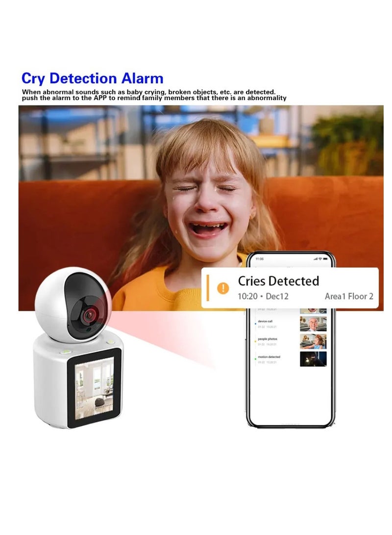 SPECTON Voice Video Call Wifi PTZ Camera with Screen Baby Monitor - Image 2