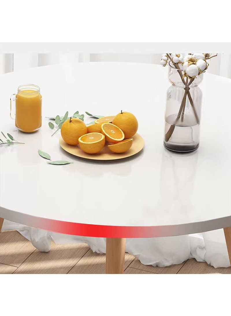 Sharpdo Simple Nordic Small Round Table Small Family Round Table Household Balcony Coffee Table - Image 3