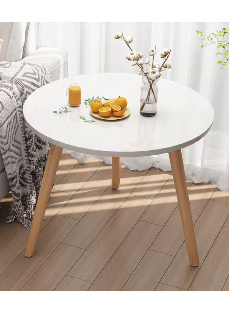 Sharpdo Simple Nordic Small Round Table Small Family Round Table Household Balcony Coffee Table - Image 2