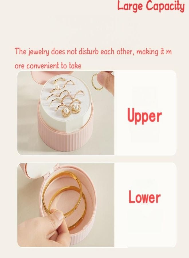 Pink jewelry storage box 9*5.5CM 1pcs  - Image 3