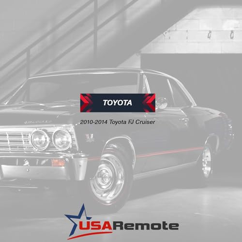 USARemote جهاز تحكم عن بُعد يناسب تويوتا FJ كروزر 2010 2011 2012 2013 2014 (HYQ12BBT G-Chip)، مجموعة من 2 - Image 4