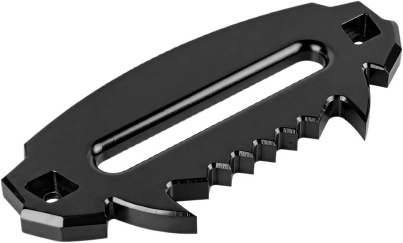 Black Anodized Aluminum Winch Fairlead, Roller Guide, Mounting Hardware, For Off-Road Vehicles, Atv, Utv, 4X4 - Image 1