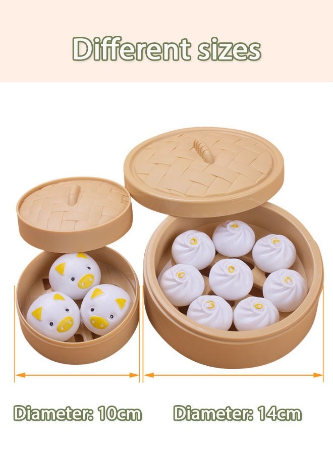 ألعاب مطبخ للأطفال لتناول الإفطار، مجموعة طهي تظاهرية، لعب أدوار تعليمية، مواد صديقة للبيئة، ألعاب مطبخ تظاهرية ممتعة وخيالية للتعلم والتطوير الإبداعي (84 قطعة) - Image 3