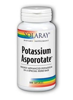 Potassium 99Mg Asporotate Solaray 100 Caps 3 Pack