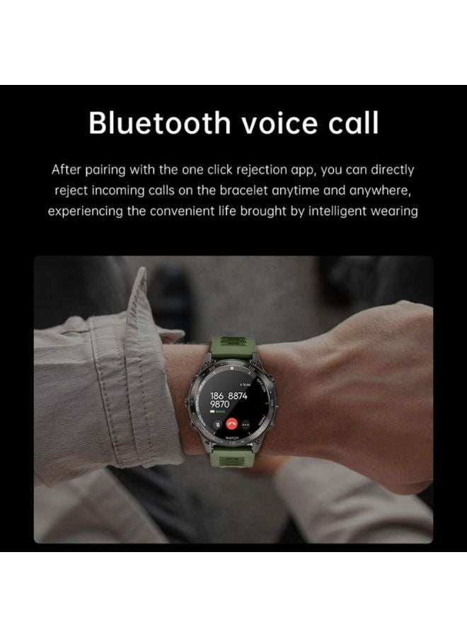 TELUX SPORTX Smart Calling Watch, 1.39” FHD Display, AI Voice Assistant, Heart Rate & BP Monitoring, Sleep Tracking, Bluetooth 5.3, 100+ Modes, IP67 Waterproof, 3-Day Battery, Android & iOS App - Image 3