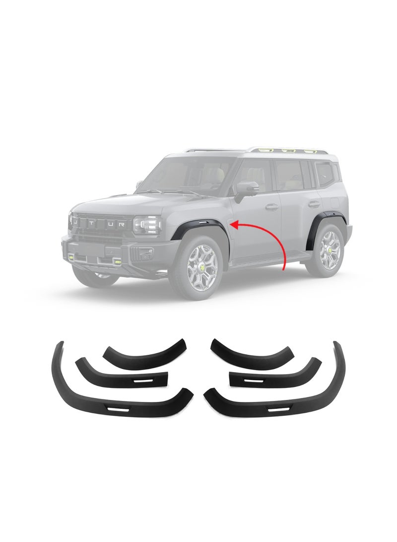 Wheel Arch Flares for Jetour T2 2023+ – 6PCS/Set Car Body Extensions - Image 1