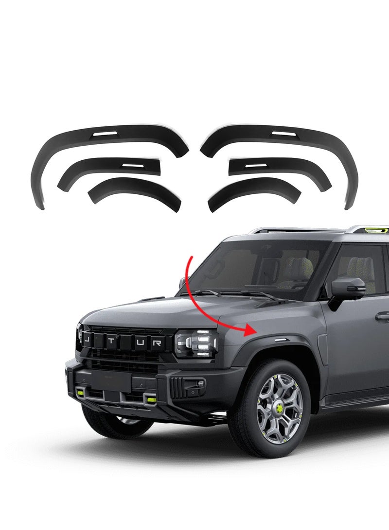 Wheel Arch Flares for Jetour T2 2023+ – 6PCS/Set Car Body Extensions - Image 2