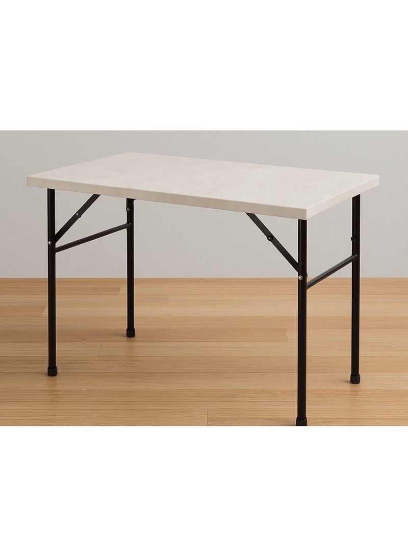 ترابيزه منزليه قابله للطي عاليه الجودة ارجل و حمالات معدنية تتحمل الاوزان بتصميم رخامي انيق 113*61 ارتفاع 70 - Image 1