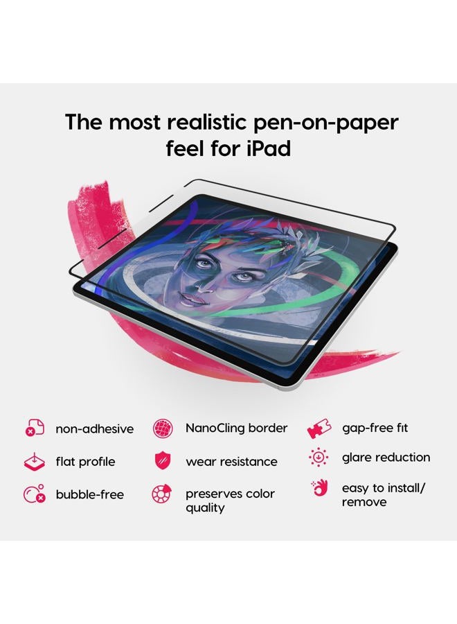 Astropad Rock Paper Pencil v3.0 – Paper Screen Protector for iPad 10.2 (7th, 8th, 9th Gen) + point Apple Pencil Tips 2 Pack – Compatible with Apple Pencil 1st/2nd Gens and Pencil Pro - Image 4