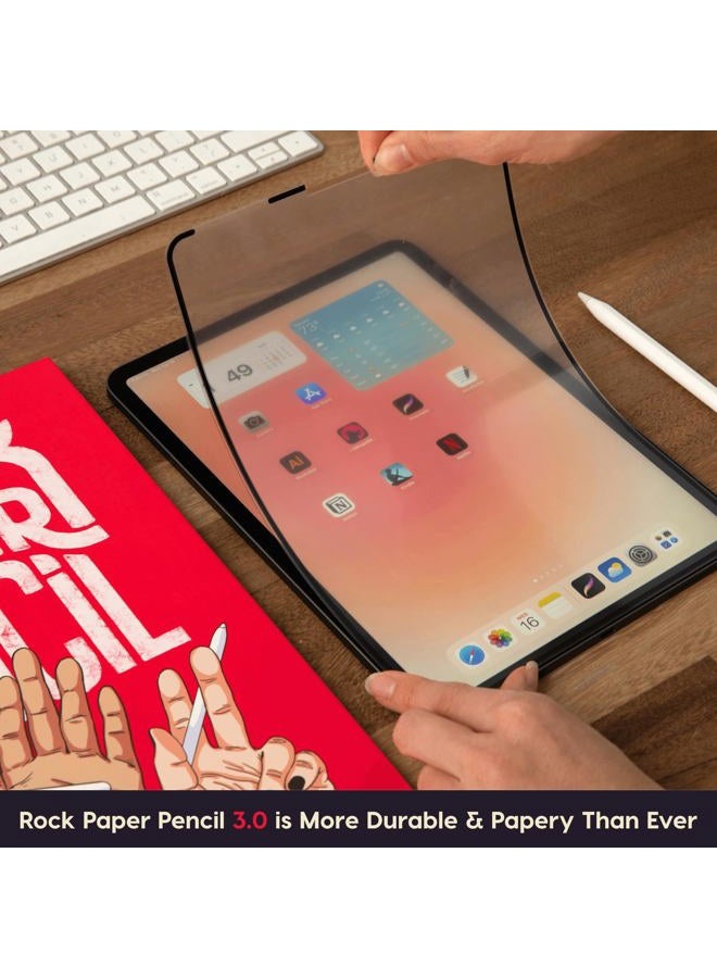 Astropad Rock Paper Pencil v3.0 – Paper Screen Protector for iPad 10.2 (7th, 8th, 9th Gen) + point Apple Pencil Tips 2 Pack – Compatible with Apple Pencil 1st/2nd Gens and Pencil Pro - Image 3
