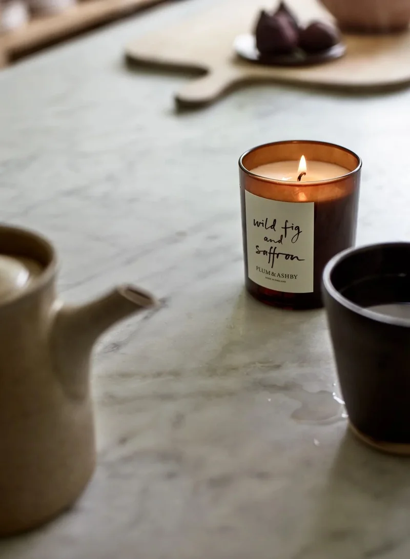 Plum & Ashby Wild Fig & Saffron Candle, 220g
