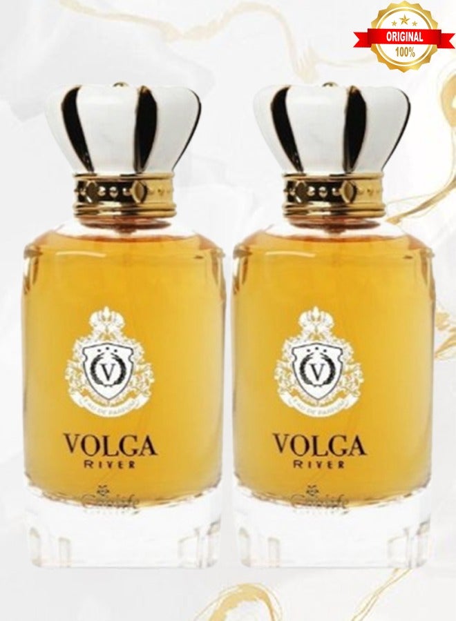 Coollife 2 Pieces Volga River Perfume 100ml EDP - Image 1