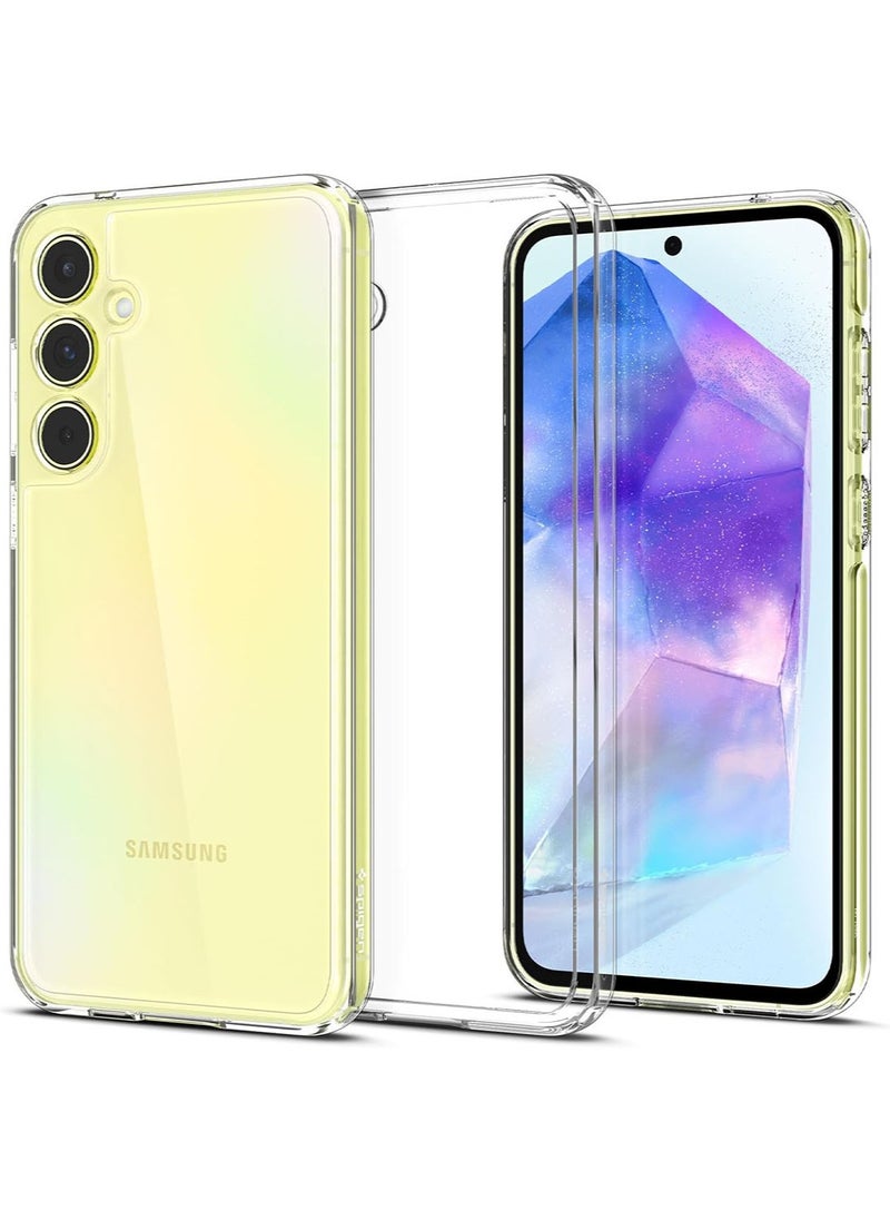Spigen Ultra Hybrid for Samsung Galaxy A55 Case Cover - Crystal Clear  - Image 1