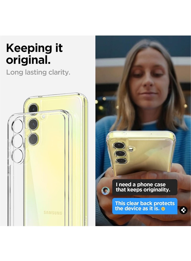 Spigen Ultra Hybrid for Samsung Galaxy A55 Case Cover - Crystal Clear  - Image 3