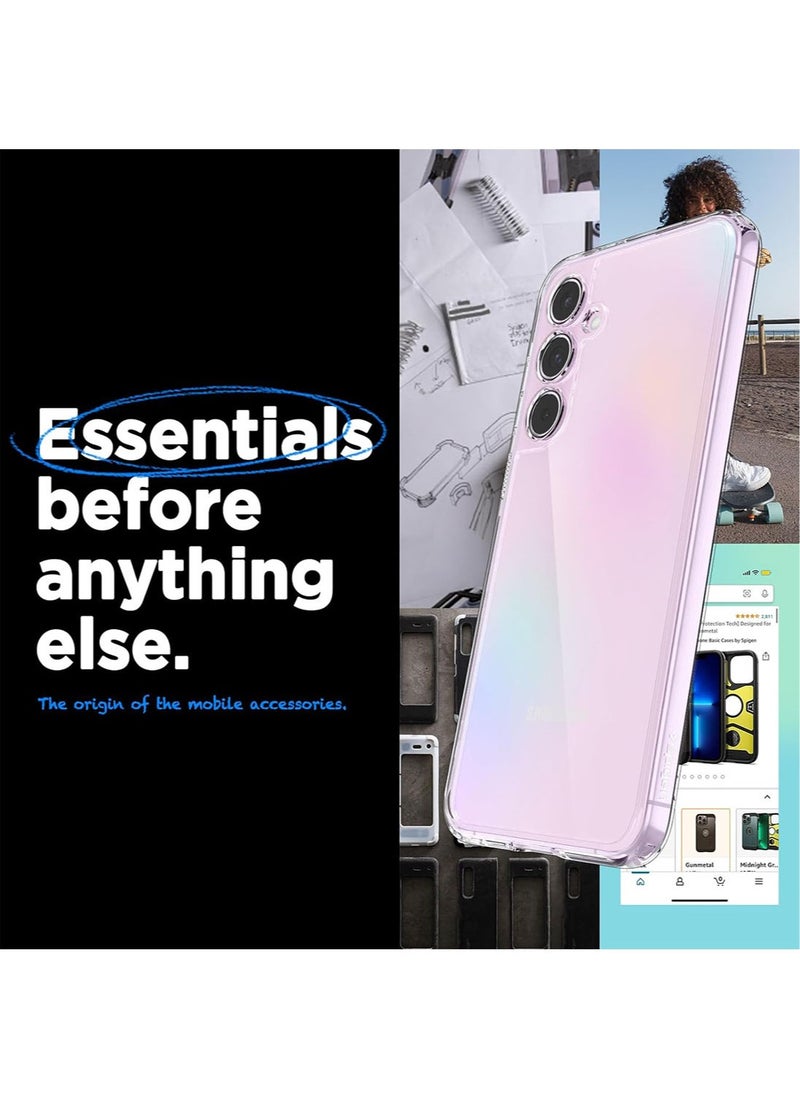 Spigen Ultra Hybrid for Samsung Galaxy A55 Case Cover - Crystal Clear  - Image 2